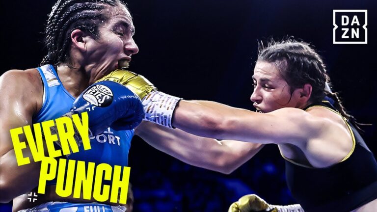 BEAUTIFUL LEFT HOOK! Katie Taylor vs. Karen Carabajal | Every Punch