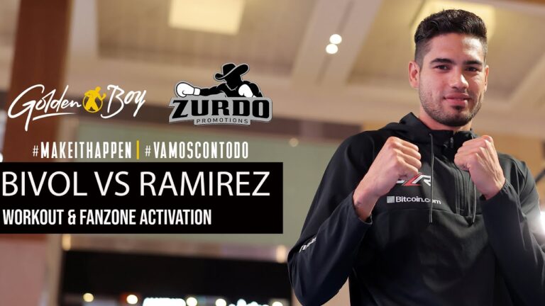 ZURDO RAMIRZ VS BIVOL WORKOUT & FANZONE ACTIVATION