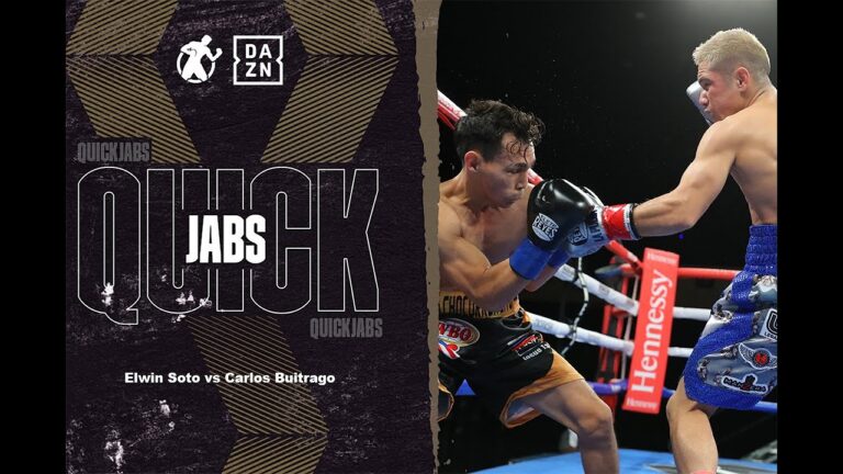 #Quickjabs – Elwin Soto vs Carlos Buitrago