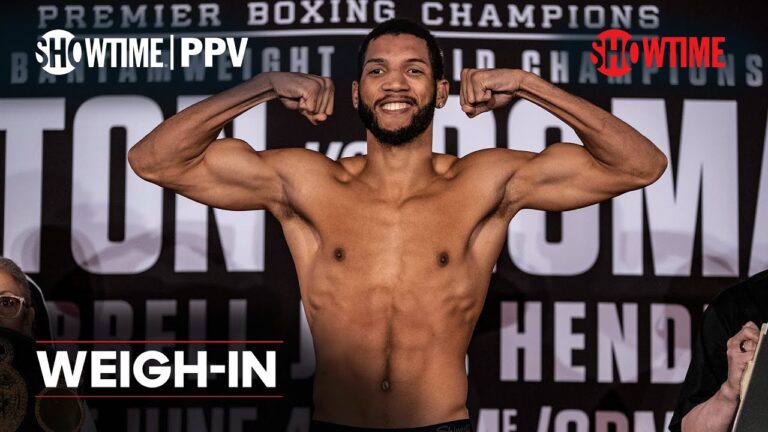 David Morrell vs. Aidos Yerbossynuly: Weigh-In | SHOWTIME CHAMPIONSHIP BOXING