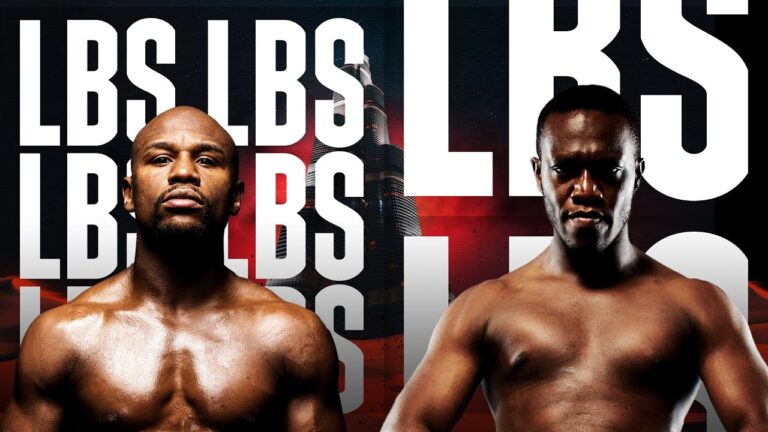 Floyd Mayweather vs. Deji Weigh In
