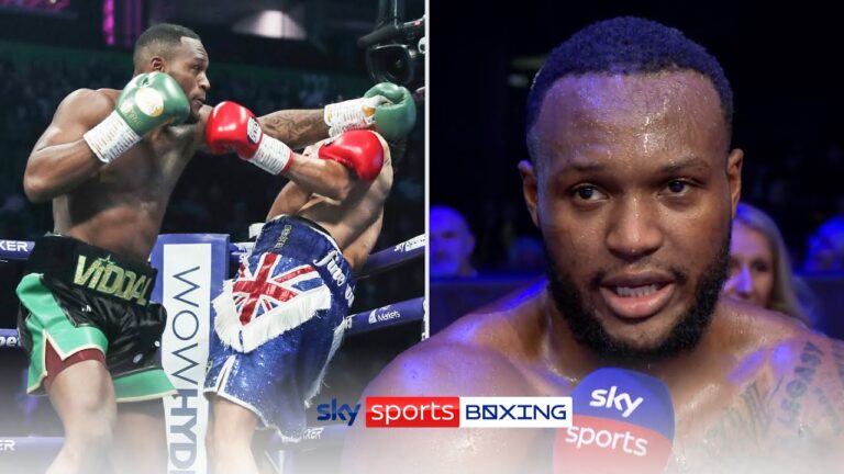 Viddal Riley reacts to his ONE-PUNCH KO win over Ross McGuigan 💥