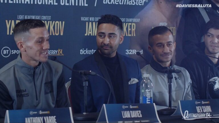 "I'LL PUNCH HOLES IN YOU!" | LIAM DAVIES v IONUT BALUTA, PLUS ANTHONY YARDE FULL PRESS CONFERENCE
