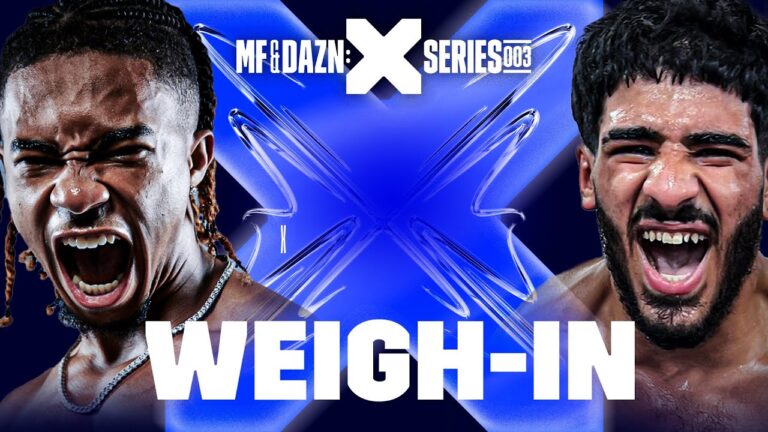 MISFITS x DAZN X SERIES 003 WEIGH IN LIVESTREAM
