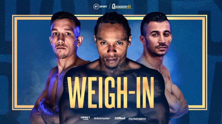 LIVE WEIGH-IN! Liam Davies v Ionut Baluta Final Head-To-Head Plus Anthony Yarde