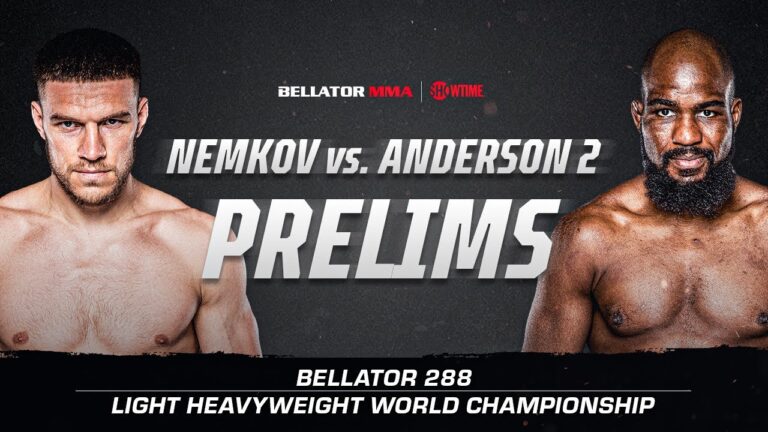 Bellator 288: Prelims | Nemkov vs. Anderson 2 | BELLATOR MMA x SHOWTIME