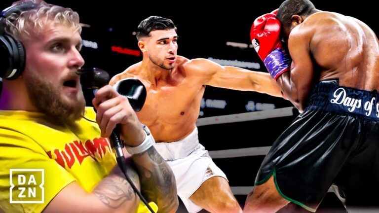 Jake Paul INSULTS Tommy Fury from the commentary box for 5 minutes straight