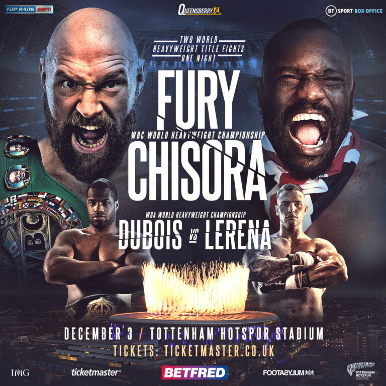BETFRED BACKING FURY-CHISORA | Frank Warren