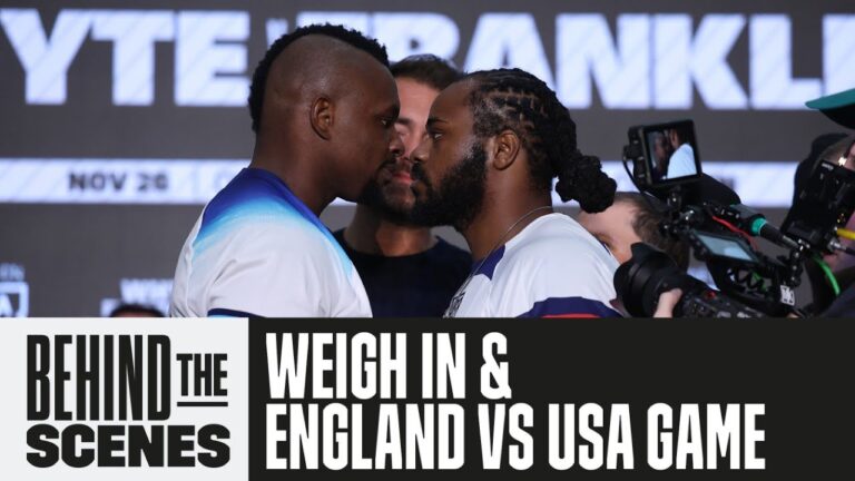 Dillian Whyte vs Jermaine Franklin, Fight Week ep3: Weigh In (Behind The Scenes)