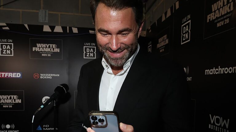 Eddie Hearn Facetimes John Ryder: "Canelo at The Emirates? I've text Reynoso!"