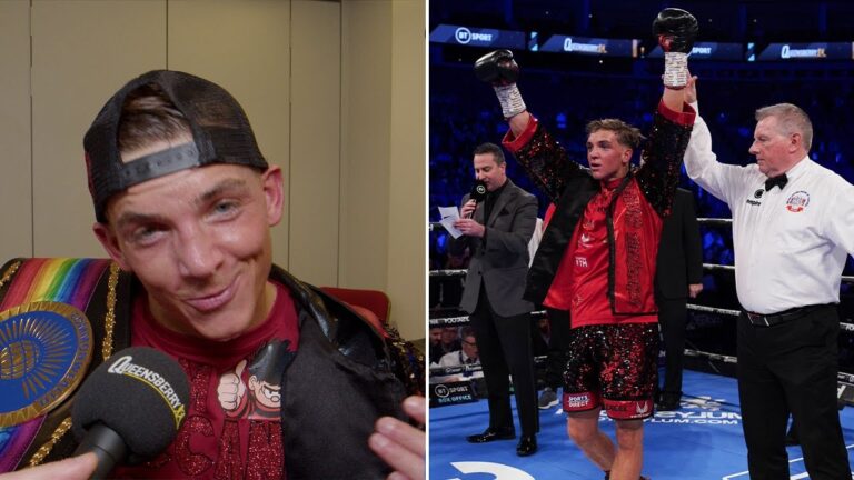 "I'VE GOT THE COMMONWEALTH, LIAM DAVIES HAS THE EUROPEAN, LETS FIGHT!" Dennis McCann reaction