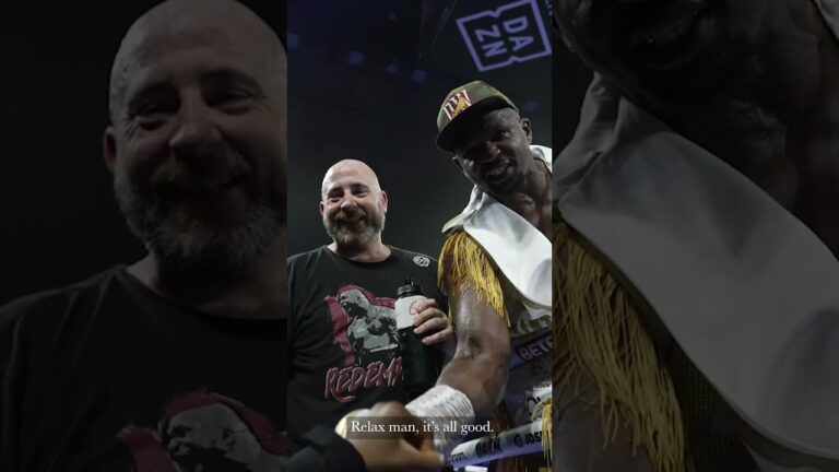 REVEALED: What Dillian Whyte said to Anthony Joshua after Franklin win #shorts