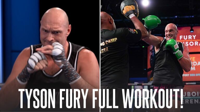 TYSON FURY'S FULL MEDIA WORKOUT! Heavyweight Champ performs rigorous session ahead of Chisora fight