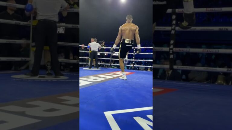 Cheavon Clarke With A BRUTAL KO 😳 #shorts