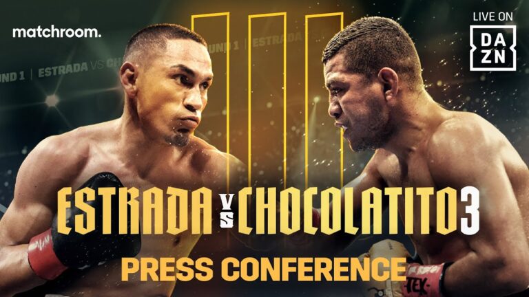 Juan Francisco Estrada vs. Roman 'Chocolatito' Gonzalez III Press Conference Weigh In