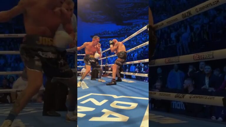 Ringside KO View 🧨 Warrington wins belt back last time out #shorts