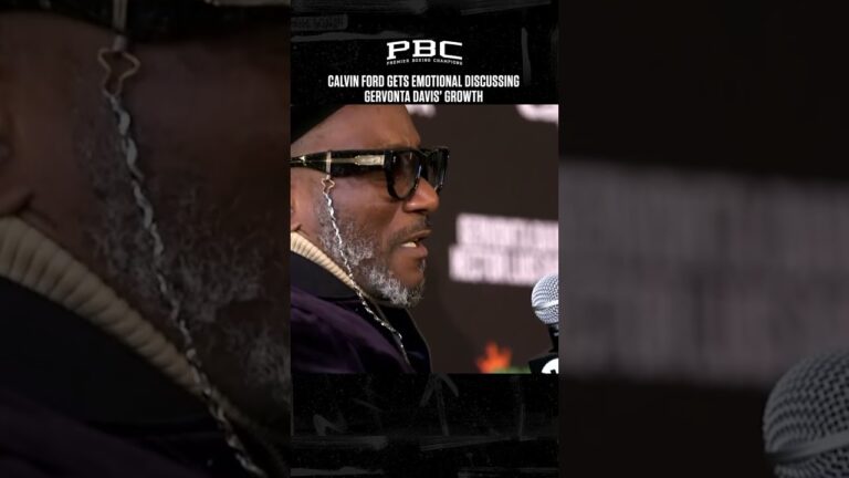 Calvin Ford gets emotional talking about Gervonta Davis' growth as a man and a boxer