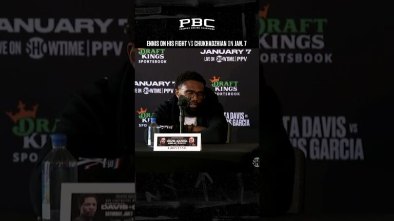 Jaron "Boots" Ennis aims to KO Karen Chukhadzhian on January 7th