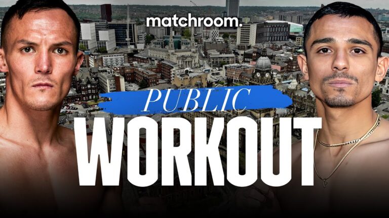 Josh Warrington vs Luis Alberto Lopez Plus Undercard Public Workout