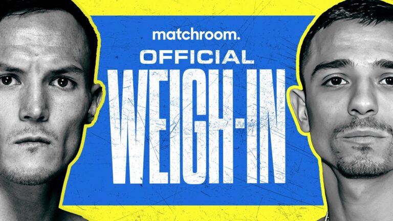 Josh Warrington vs Luis Alberto Lopez Plus Undercard Weigh In