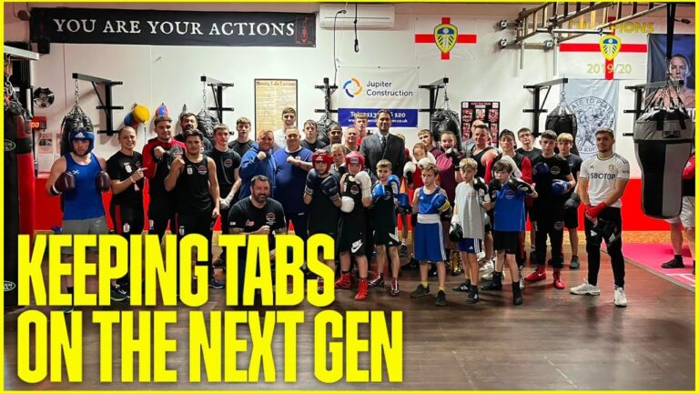 Eddie Hearn Visits Alliance Amateur Boxing Club In Leeds