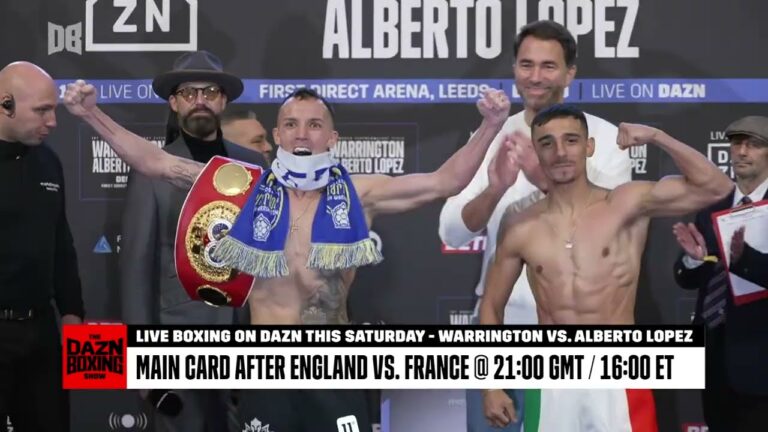 Home town hero, Josh Warrington will have the Leeds atmosphere ROCKING!