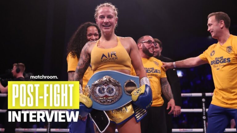 "Enjoy retirement! â€œThe sweetest win of my career" – Ebanie Bridges KO's Shannon O'Connell