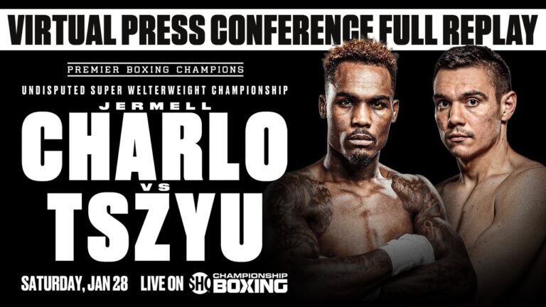 Jermell Charlo vs Tim Tszyu | Virtual Press Conference FULL REPLAY