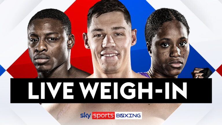 LIVE WEIGH-IN! ⚖️ | Chris Billam-Smith, Dan Azeez and Caroline Dubois hit the scales!