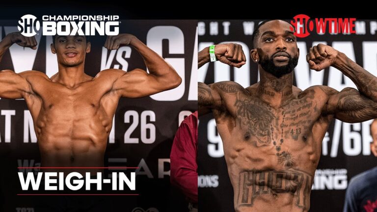 Michel Rivera vs. Frank Martin: Weigh-In | SHOWTIME CHAMPIONSHIP BOXING