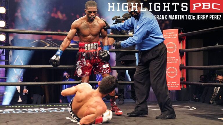 Frank Martin left hand TKOs Jerry Perez | Martin vs Perez