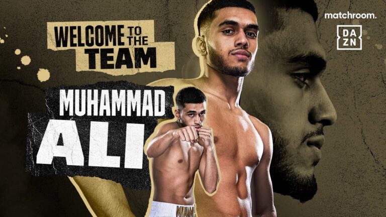 Three Time National Amateur Champ Muhammad Ali Joins Matchroom