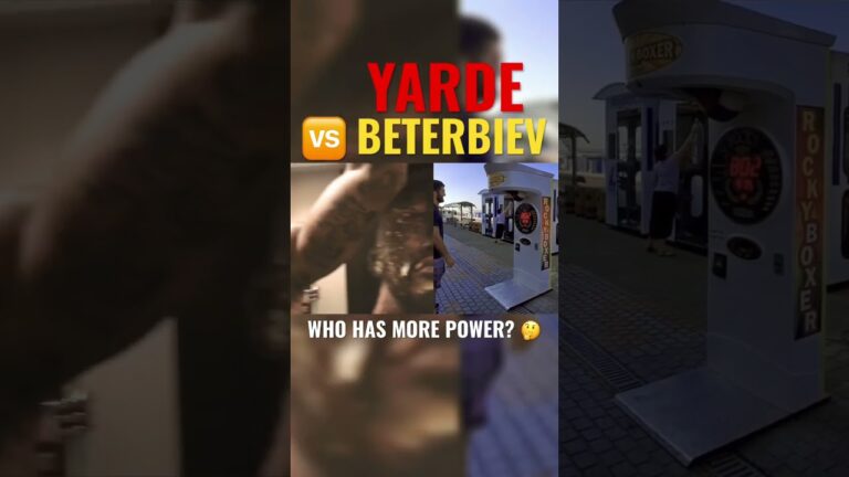 YARDE v BETERBIEV PUNCH BAG CHALLENGE 💥 #anthonyyarde #beterbievyarde #arturbeterbiev
