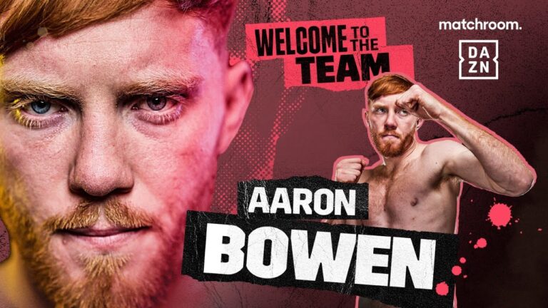 Aaron Bowen, Commonwealth Games Bronze Medalist Turns Pro With Matchroom
