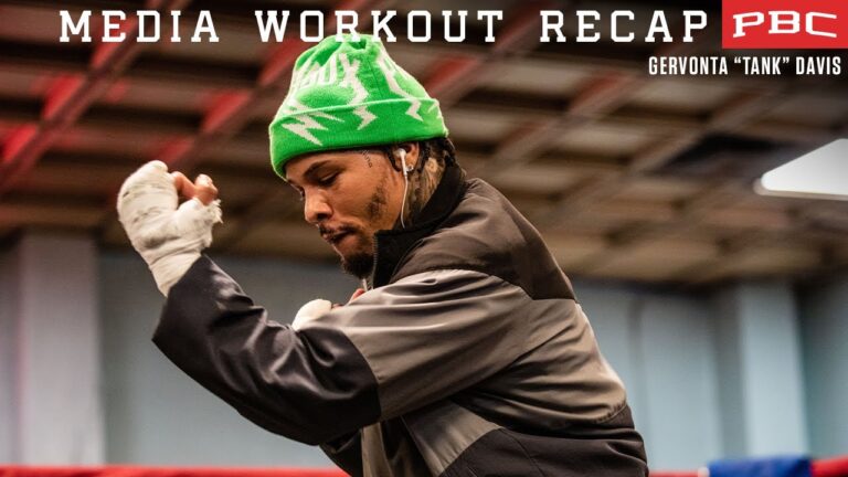 Gervonta "Tank" Davis Media Workout Recap
