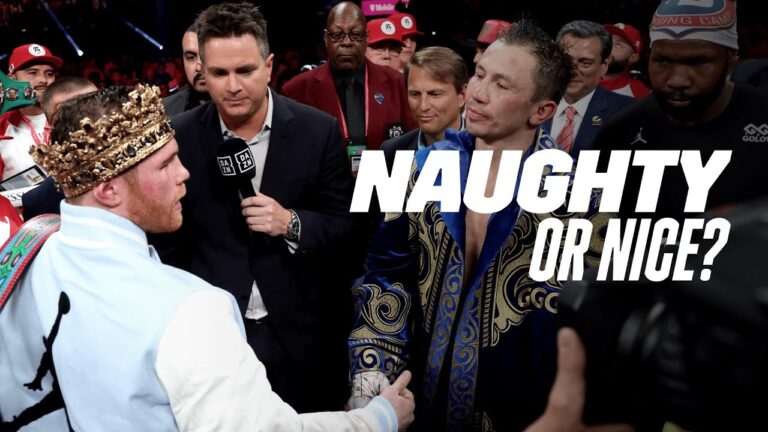 Canelo & GGG's Hug Gets Them On The Nice List | DAZN Boxing Show Christmas Speical
