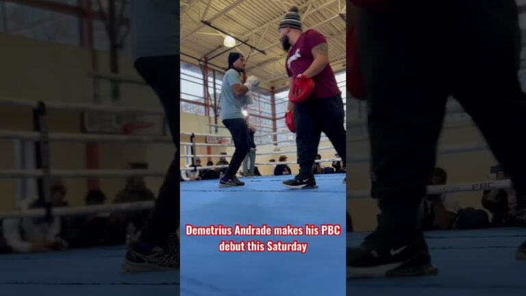 #DemetriusAndrade looks to make a big statement on his PBC debut this Saturday. #boxing #davisgarcia