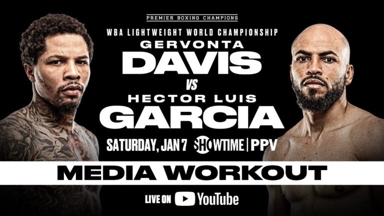 Watch Live: FIGHT WEEK MEDIA WORKOUT | #DavisGarcia