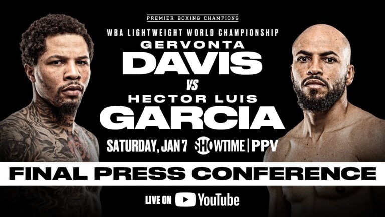 Watch Live: FINAL PRESS CONFERENCE | #DavisGarcia
