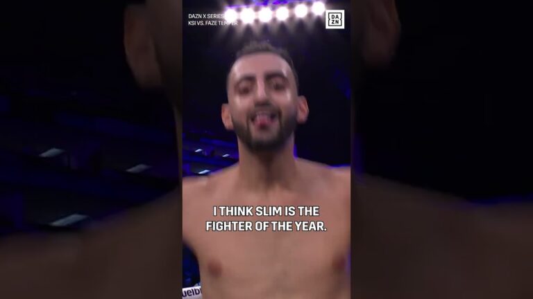 KSI picks his boxer of the year #shorts