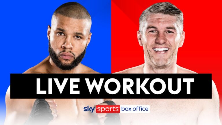 EUBANK JR VS LIAM SMITH! | LIVE MEDIA WORKOUT