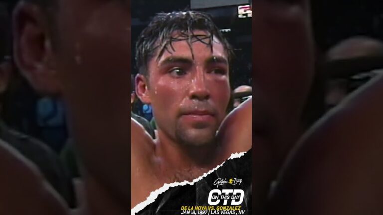 #SHORTS #OTD OSCAR DE LA HOYA vs. MIGUEL ANGEL GONZALEZ