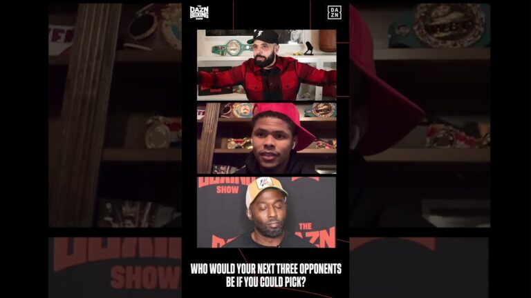 Lomachenko, Haney, Tank 🔥 – Shakur Stevenson's Hitlist Is Insane #shorts