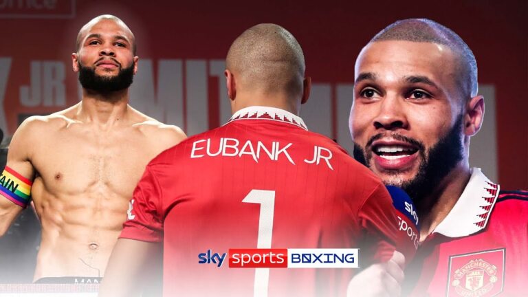 "I'm going to enjoy the punishment!" 🚫 | Chris Eubank Jr goads Liam Smith in Man Utd shirt!