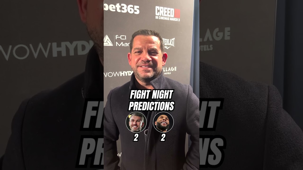 BIG FIGHT PREDICTIONS! 🌟👀 | Will David Haye and more pick Eubank Jr or Smith?