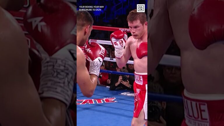 Canelo Alvarez SLEEPS Khan 😴 #shorts