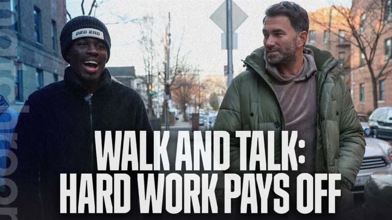 "Boxing Saved My Life" – Richardson Hitchins Tells Eddie Hearn In NYC