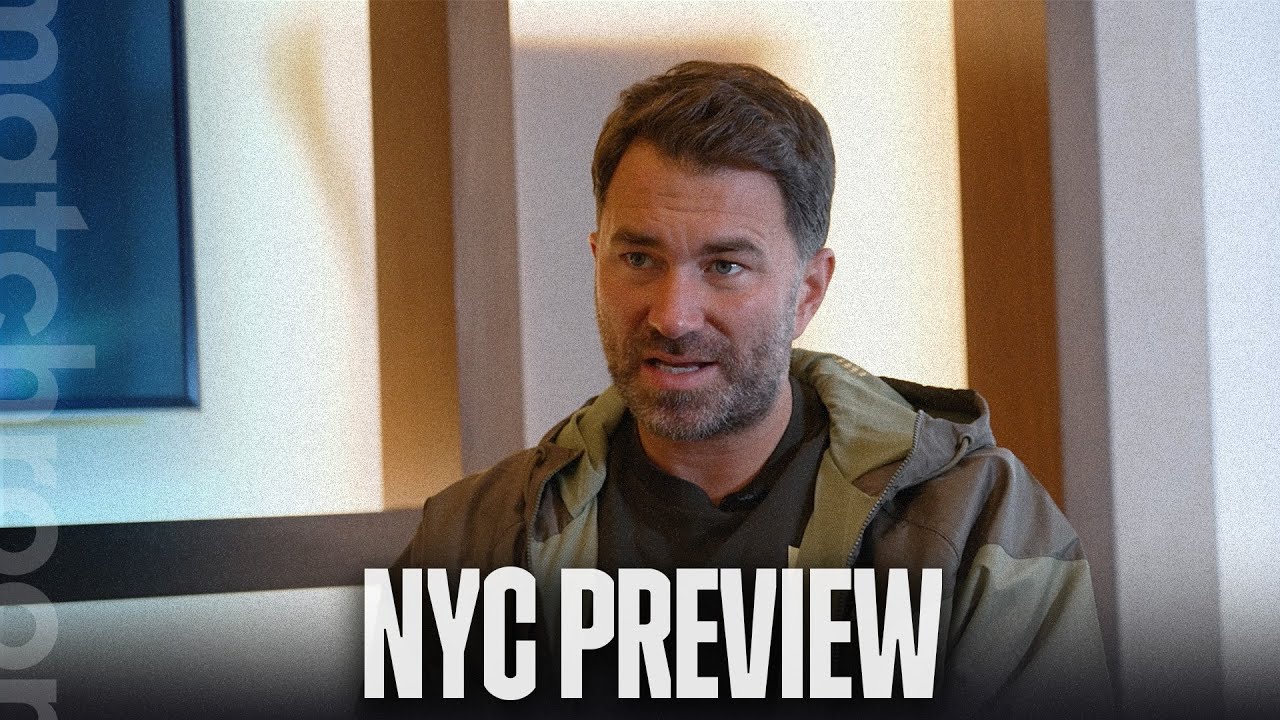 Eddie Hearn talks Serrano-Cruz, Baumgardner-Mekhaled & Light Heavy Mix