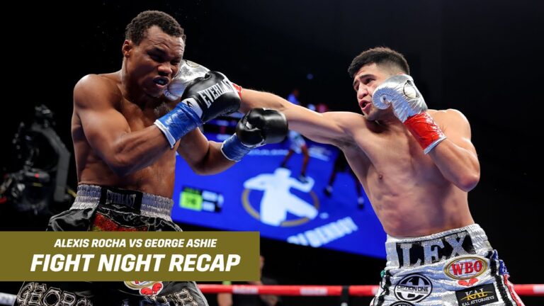 #ICYMI – ALEXIS â€œLEXâ€ ROCHA SECURES JAW-DROPPING SEVENTH-ROUND KNOCKOUT OF ASHIE (FIGHT NIGHT RECAP)
