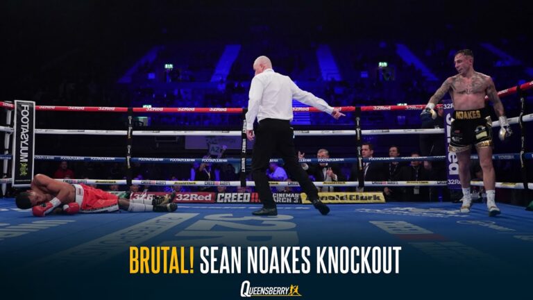 POTENTIAL KO OF THE YEAR RINGSIDE ANGLE! SEAN NOAKES BRUTALLY KO'S OPPONENT